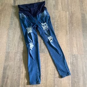 NWOT Shein maternity skinny jeans